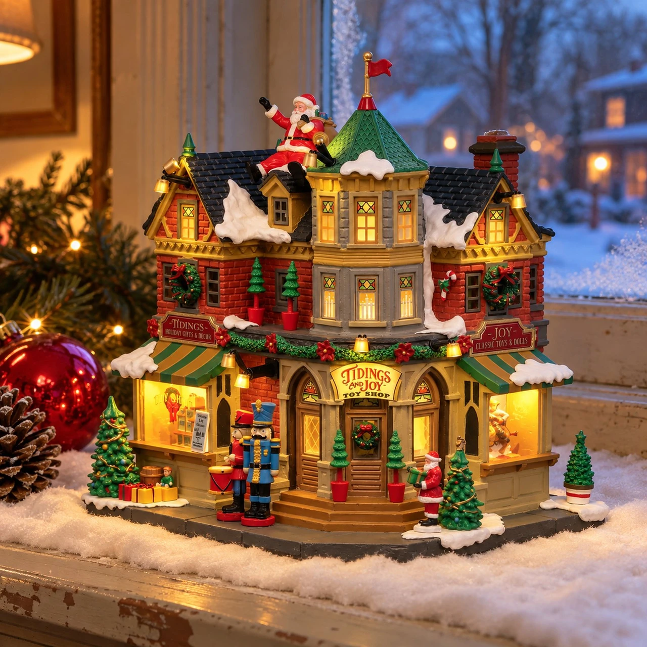 Lemax Tidings And Joy | Lighted Toy Shop Building