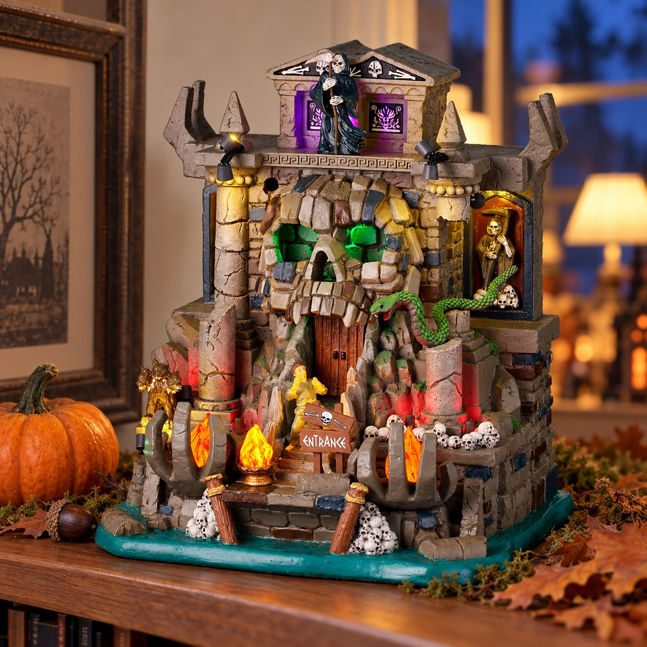 Lemax Gates To The Underworld | Lighted Spooky Town