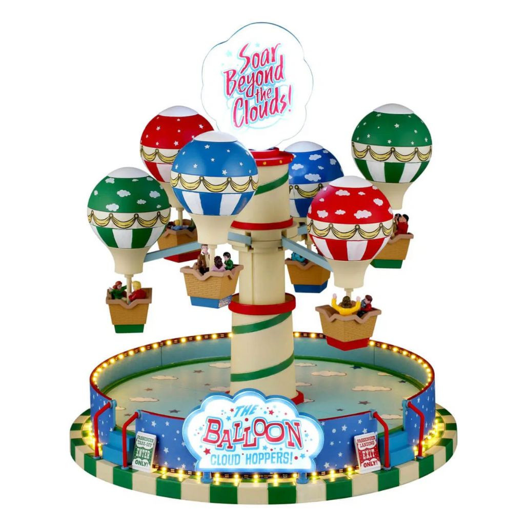 Lemax Carnival Balloon Cloud Hoppers | Animated Lights and Music