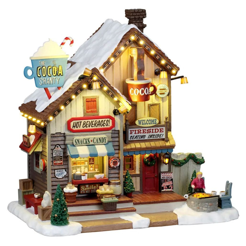 Lemax The Cocoa Shanty | Lighted Hot Cocoa Shop