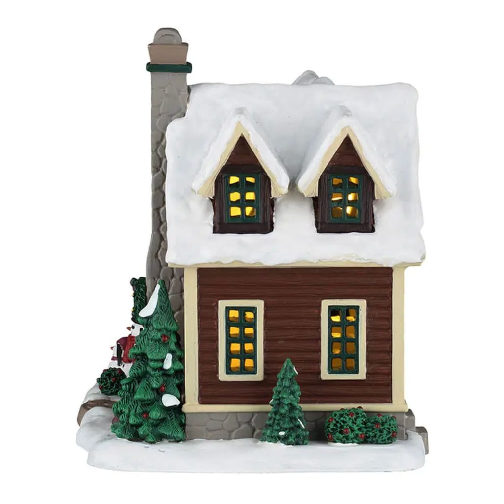 Lemax Vail Village Cozy Forest Cabin | Lighted Porcelain Building