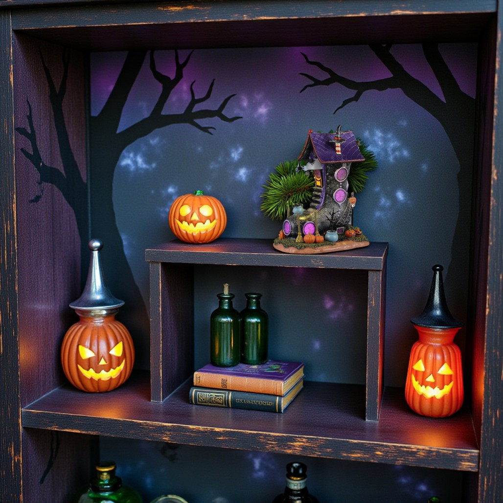 Lemax Spiderweb Manor | Spooky Town Lighted Boot-ique