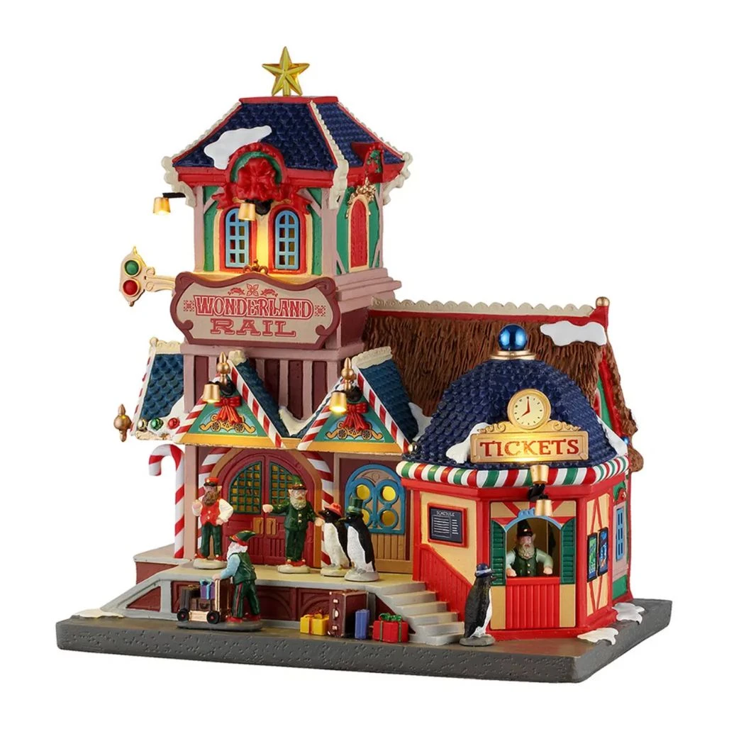 Lemax Wonderland Rail | Lighted Santas Wonderland Station