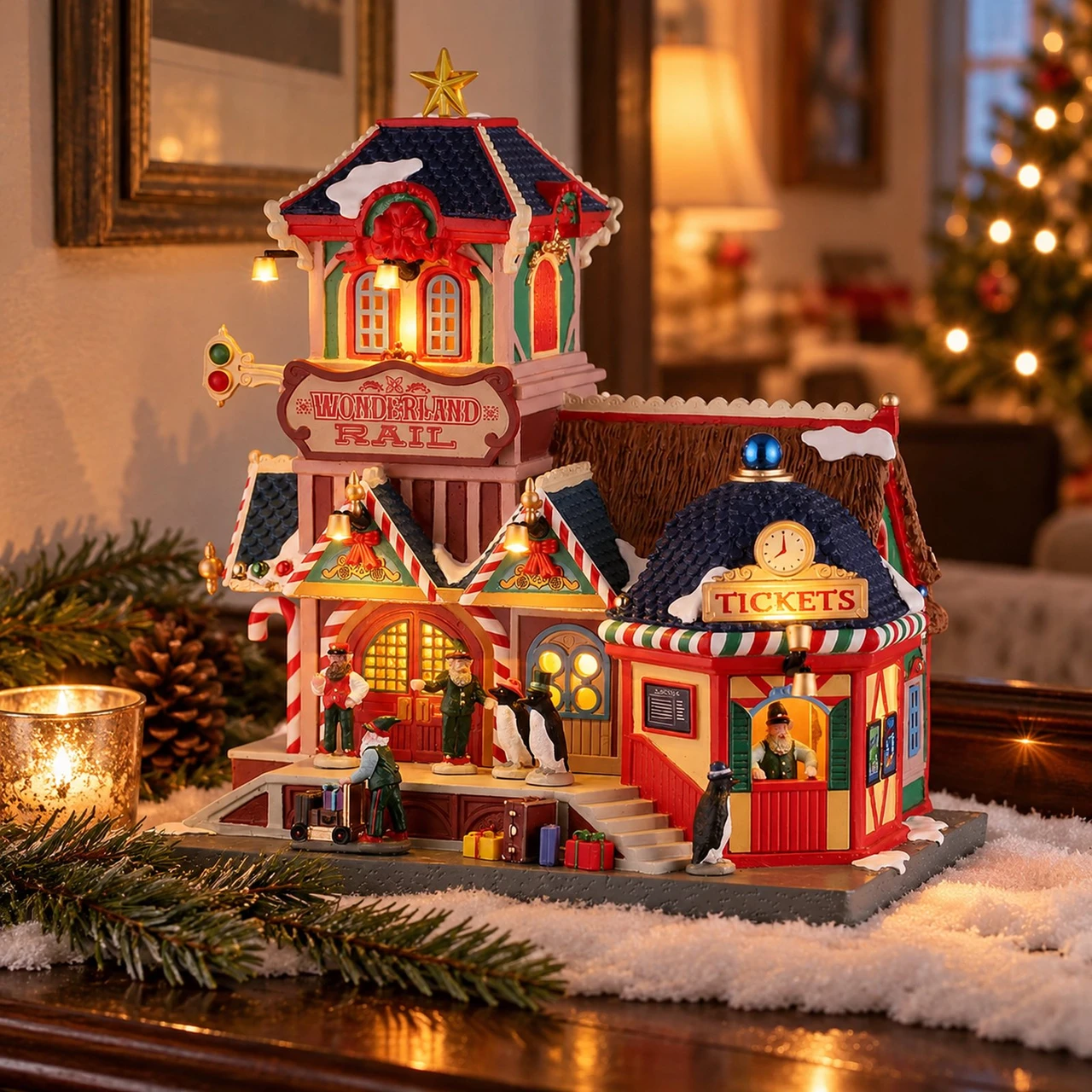 Lemax Wonderland Rail | Lighted Santas Wonderland Station