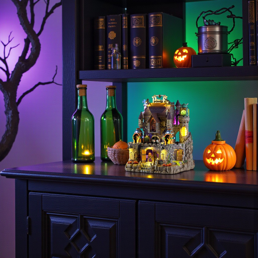 Lemax Dr. Dreadmoor’s Castle | Spooky Town Sights and Sounds