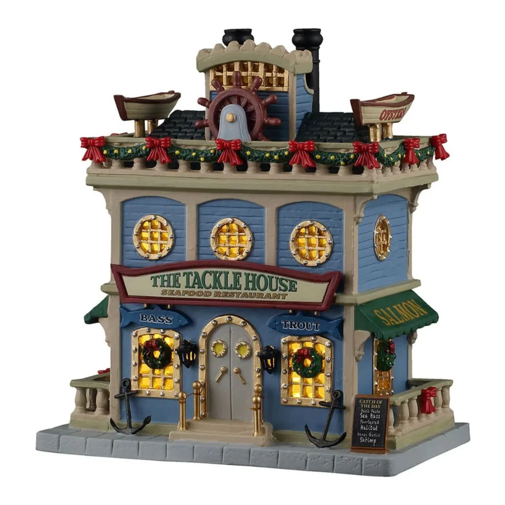 Lemax Caddington Tackle House Seafood Restaurant | Lighted Building