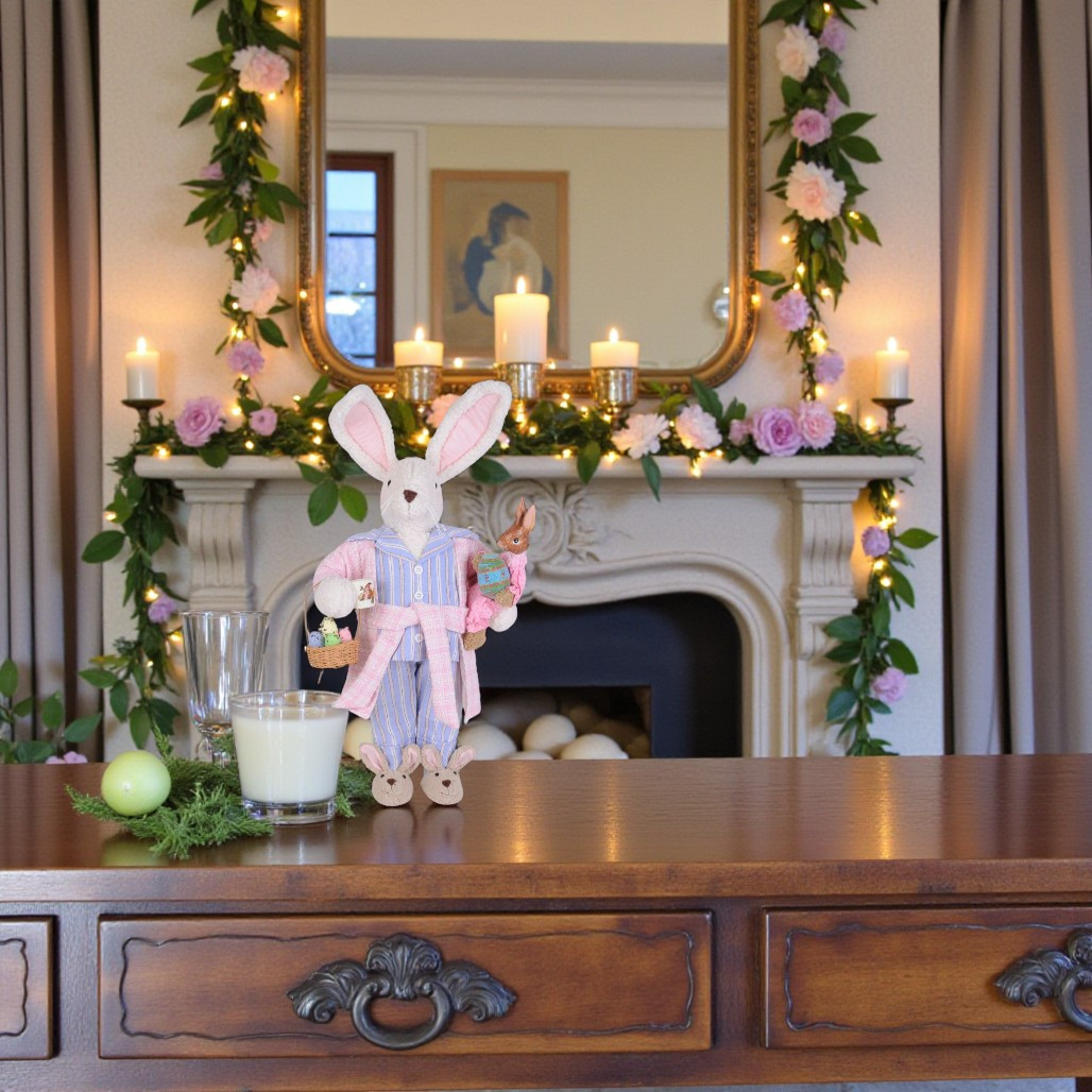 Karen Didion Easter Morning PJ Bunny | 23" Figure