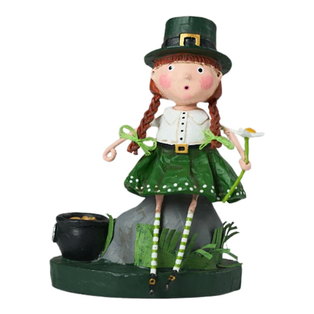 Lori Mitchell Leprechaun Lady Figurine | St. Patrick’s