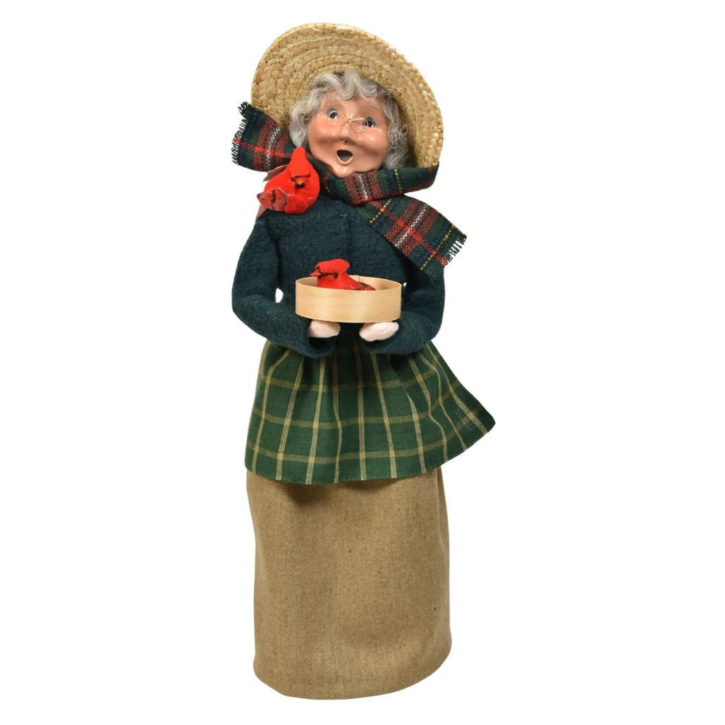 Byers’ Choice Cardinal Mrs. Claus Caroler | 13 inches