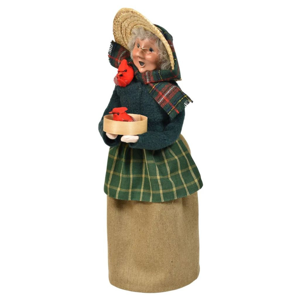 Byers’ Choice Cardinal Mrs. Claus Caroler | 13 inches