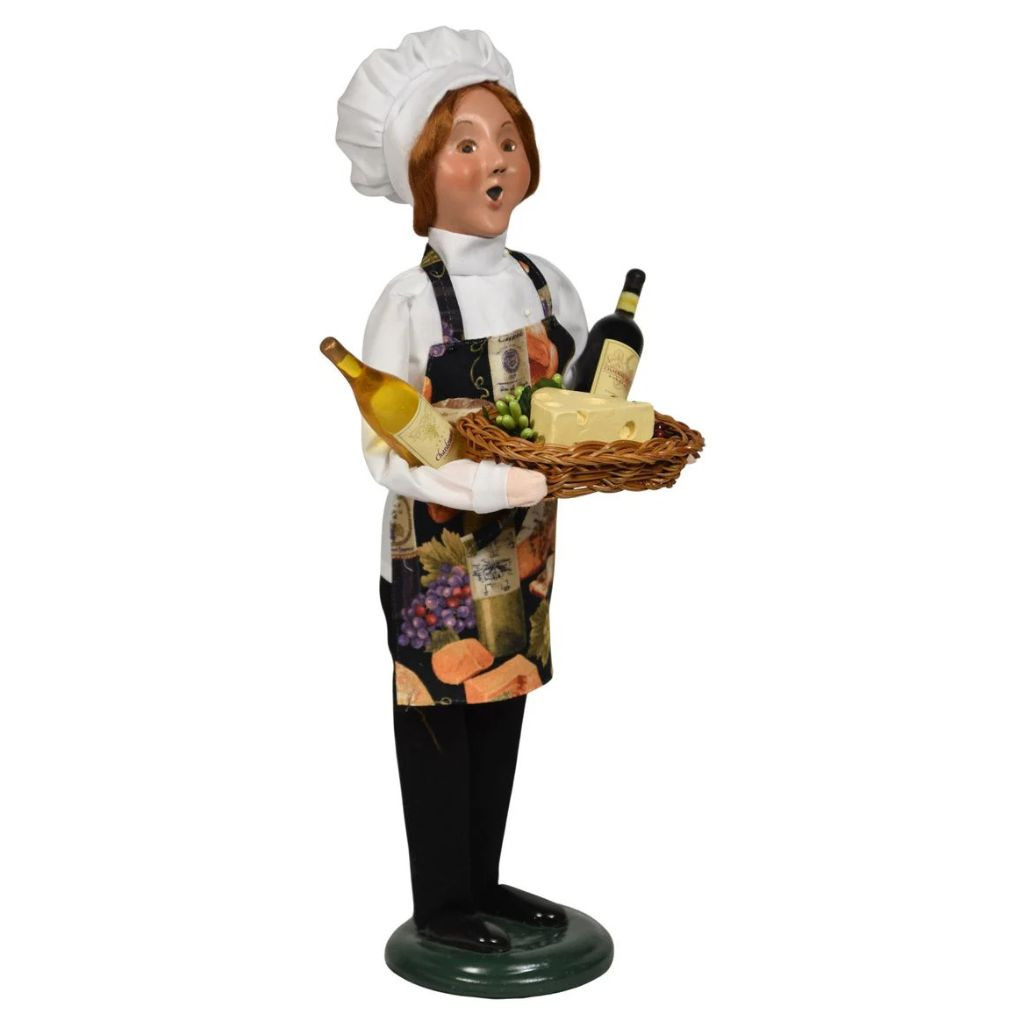 Byers’ Choice Wine & Cheese Chef Caroler | 13 inches