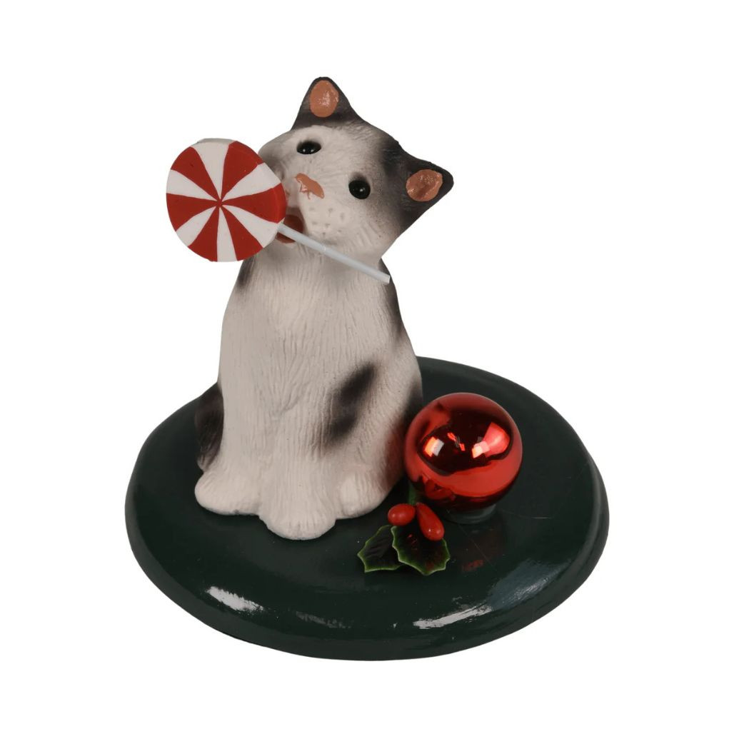 Byers’ Choice Cat with Sweets Figurine | Handmade