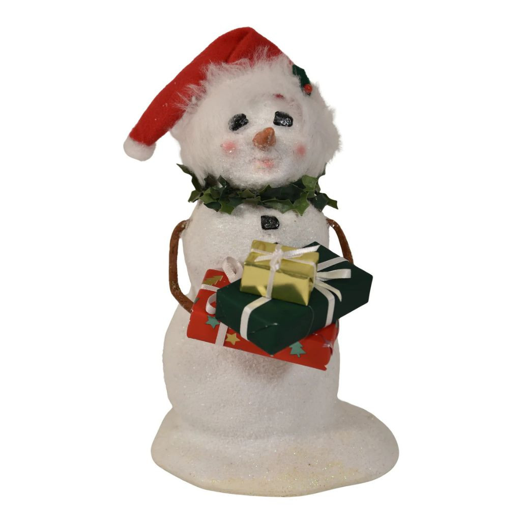 Byers’ Choice Snowman with Presents Figurine