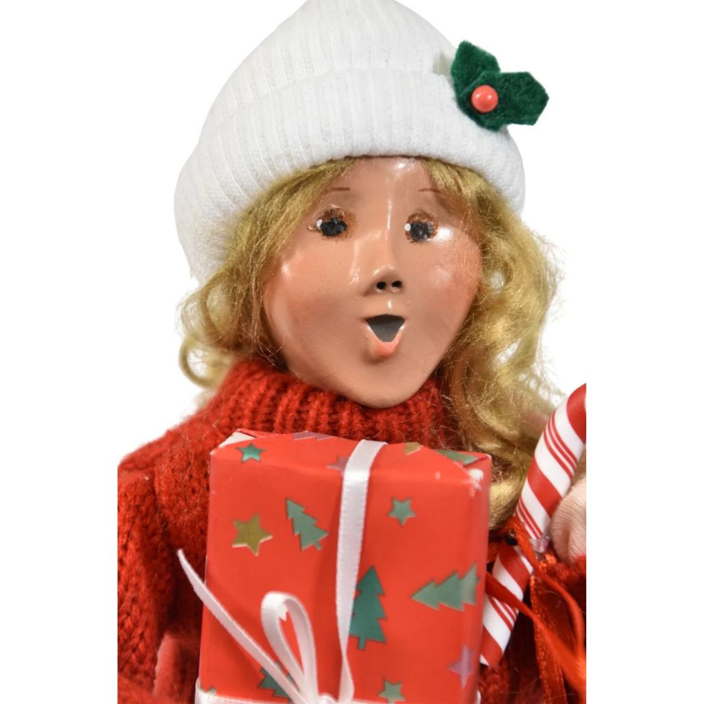 Byers’ Choice Shopping Family Girl Caroler | 10 inches