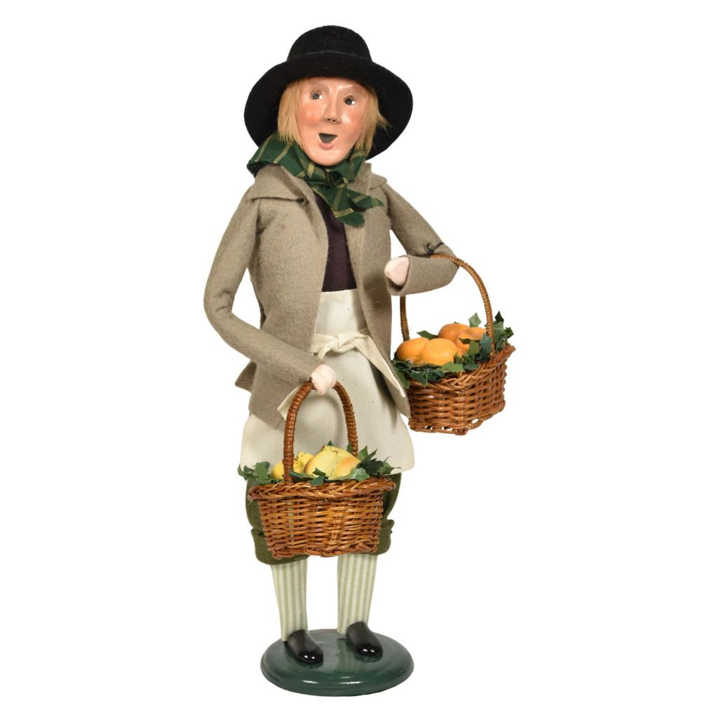 Byers’ Choice Produce Peddler Caroler | 13 inches