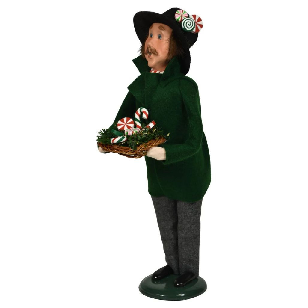 Byers’ Choice Merry Mint Man Caroler | 13 inches