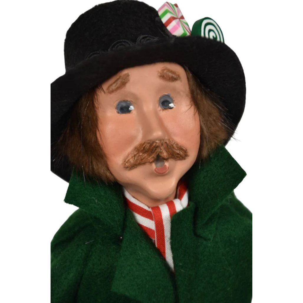 Byers’ Choice Merry Mint Man Caroler | 13 inches
