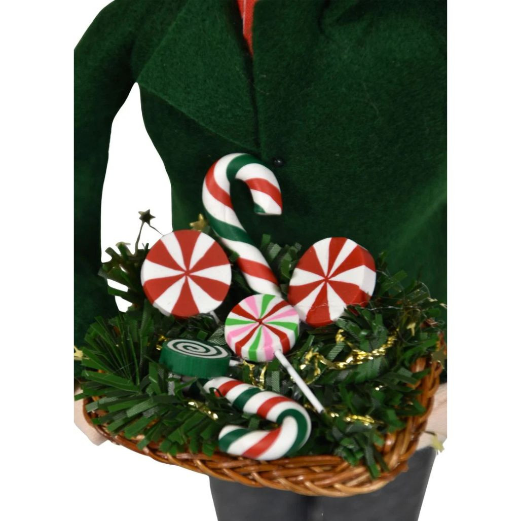 Byers’ Choice Merry Mint Man Caroler | 13 inches