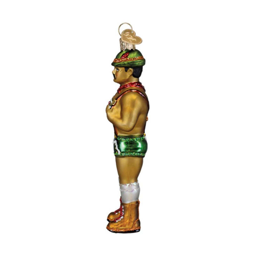 Old World Christmas Prancer Holly Jolly Hunk | Blown Glass