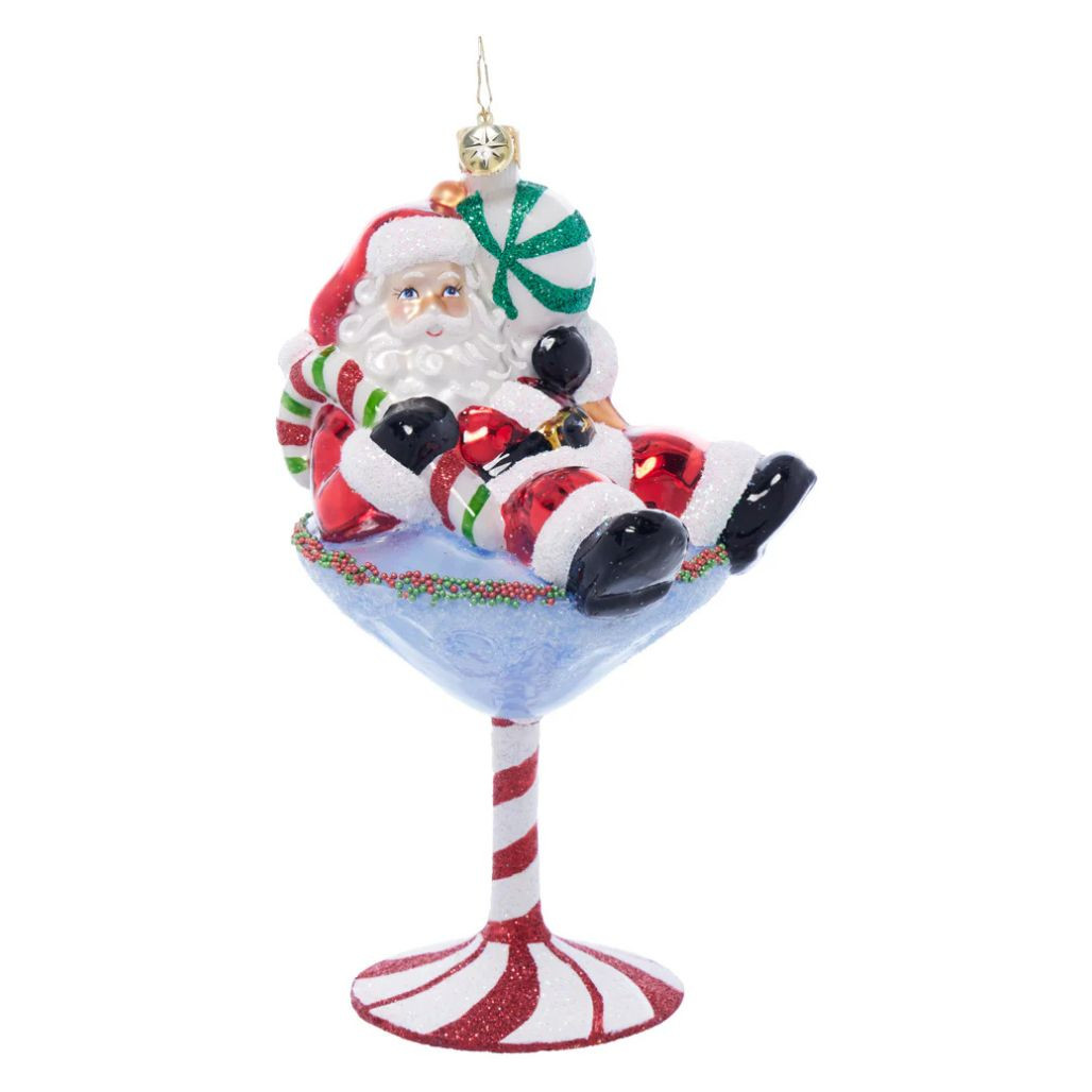 Christopher Radko Santa-tini Ornament | 6.25in