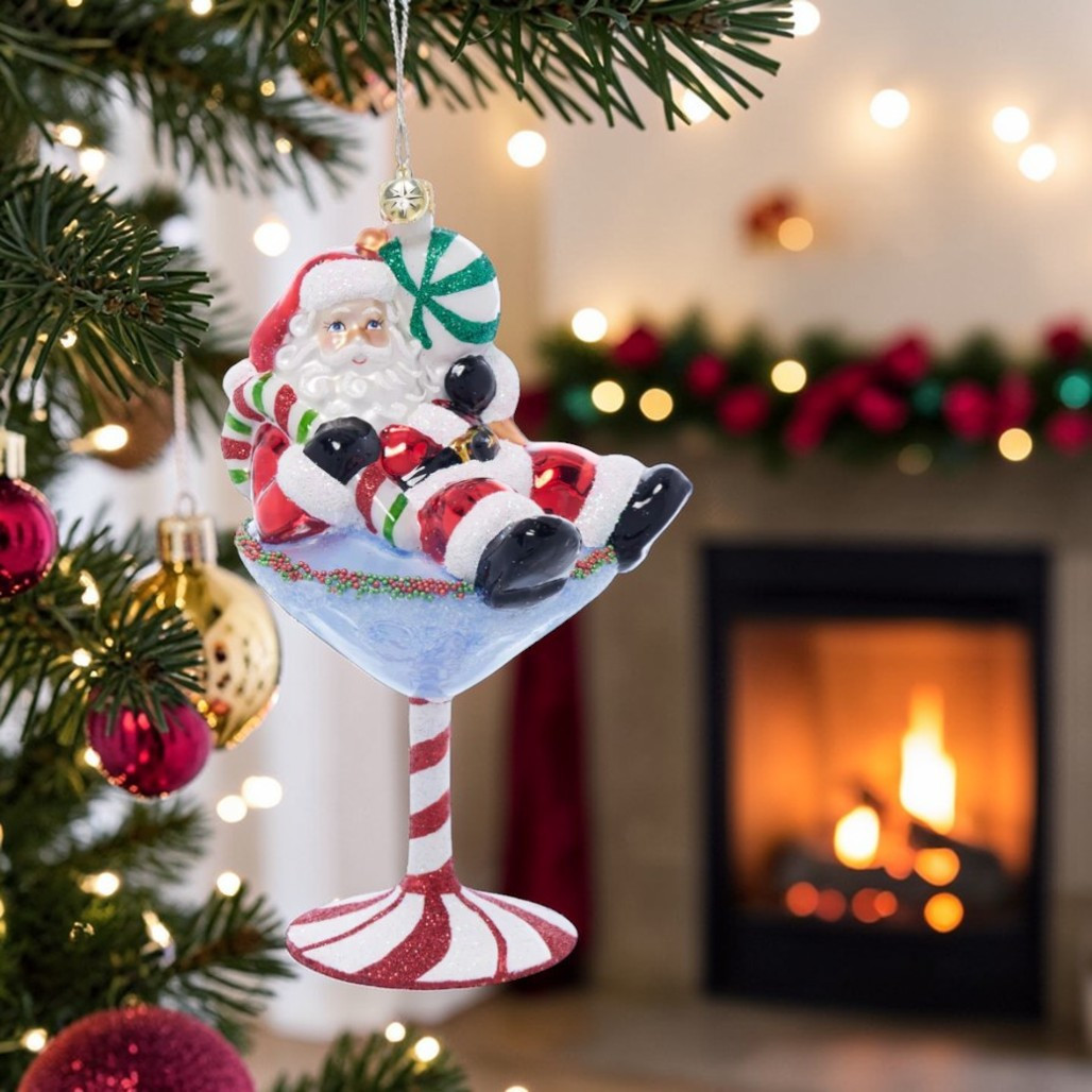 Christopher Radko Santa-tini Ornament | 6.25in