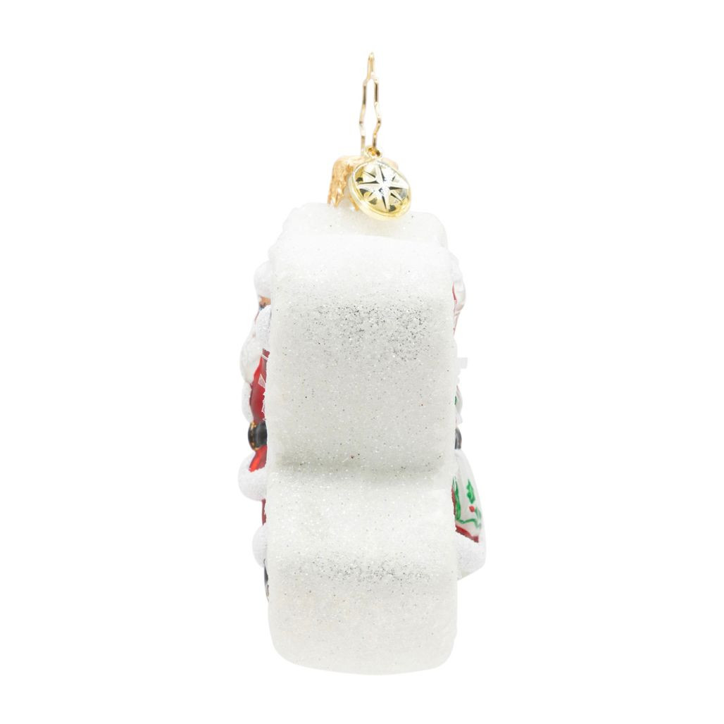 Christopher Radko Snow Angel Duo Gem Ornament | 3in