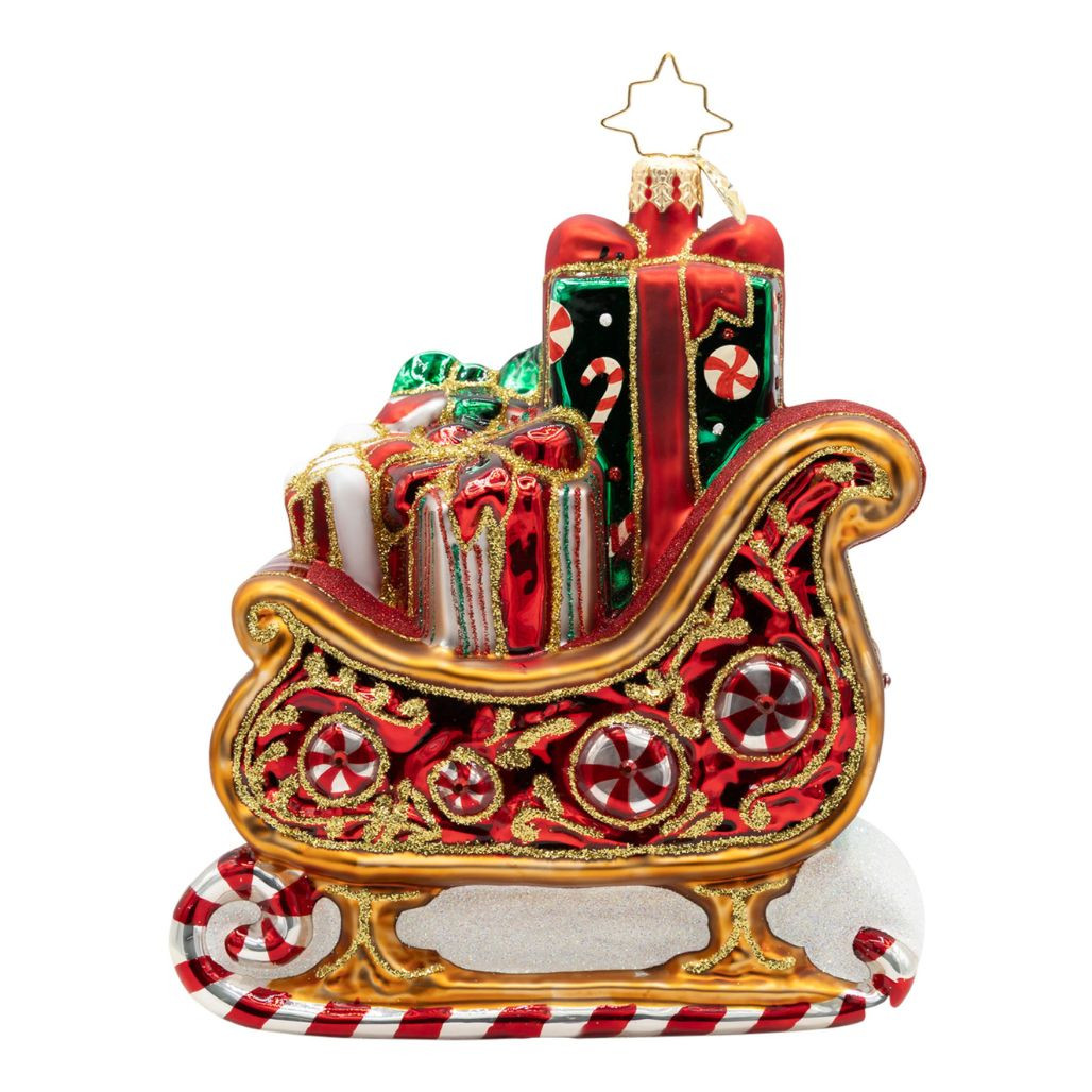 Christopher Radko Sweetest Sleigh Ride Ornament | 5.75in