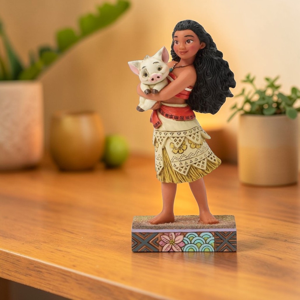 Jim Shore Wayfinder's Best Friend | Moana and Pua Figurine