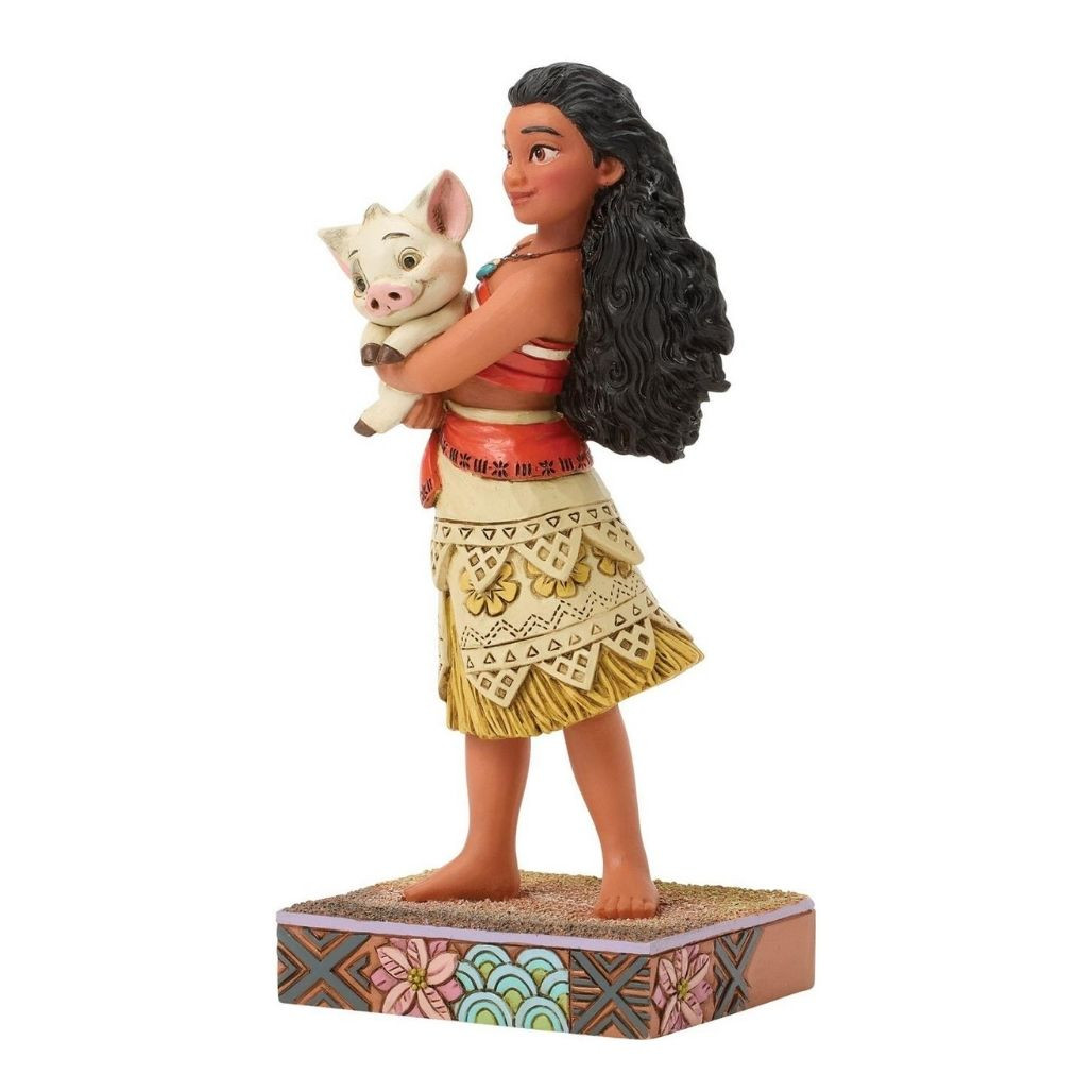 Jim Shore Wayfinder's Best Friend | Moana and Pua Figurine