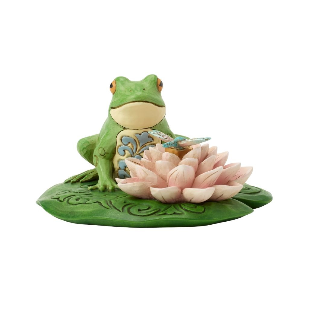 Jim Shore Lilypad Landing | Frog on Lilypad Figurine