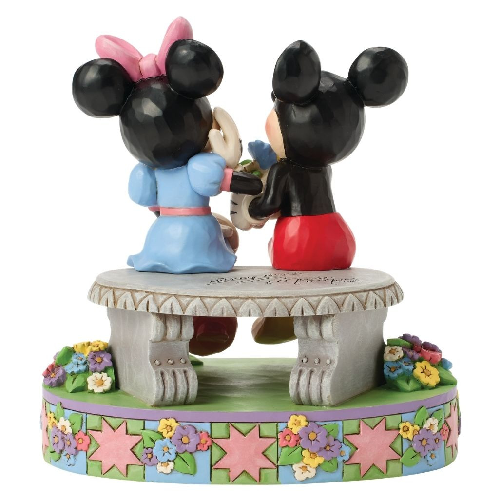 Jim Shore A Blooming Romance | Mickey and Minnie Figurine