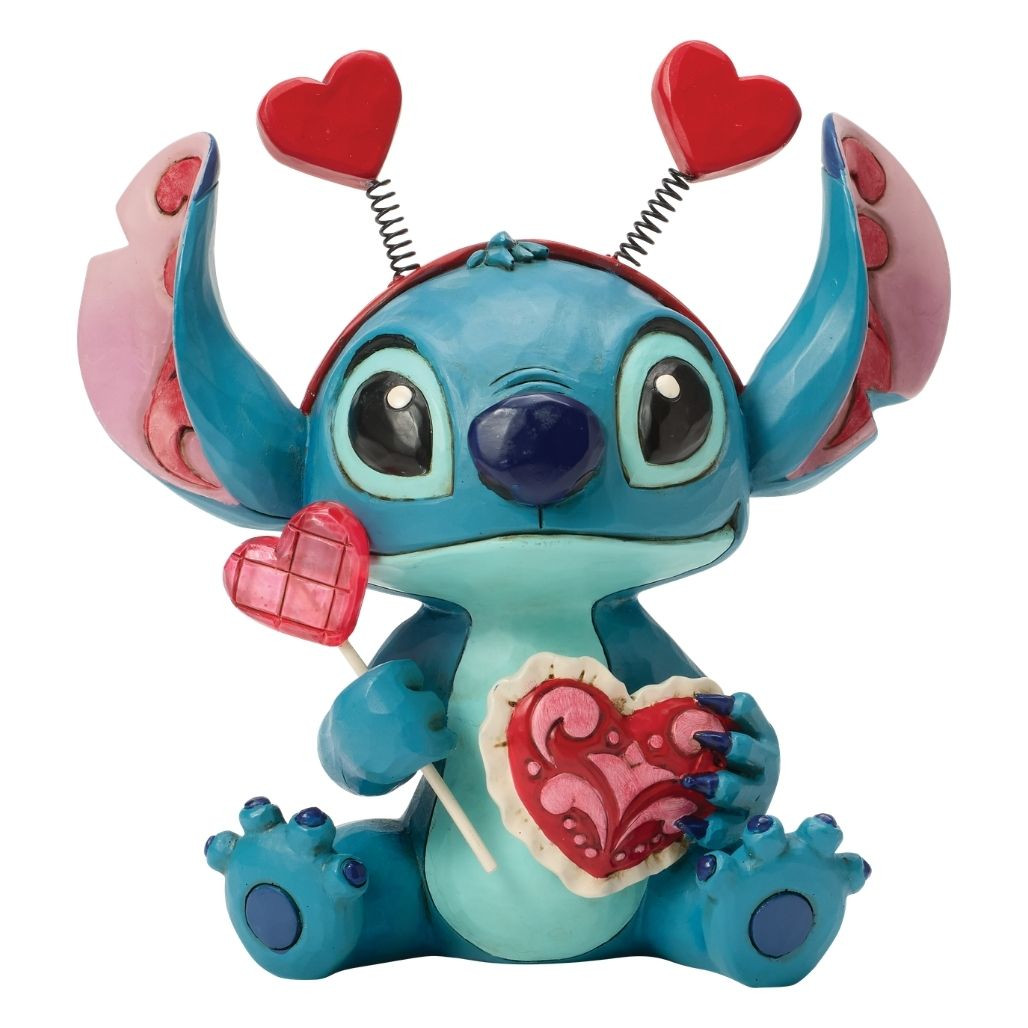 Jim Shore Sucker for Love | Stitch Valentine Figurine