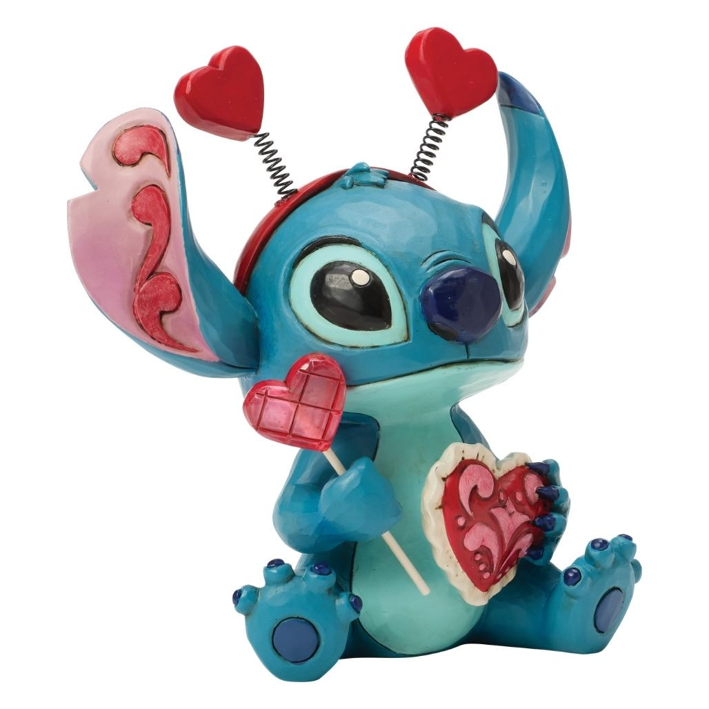 Jim Shore Sucker for Love | Stitch Valentine Figurine