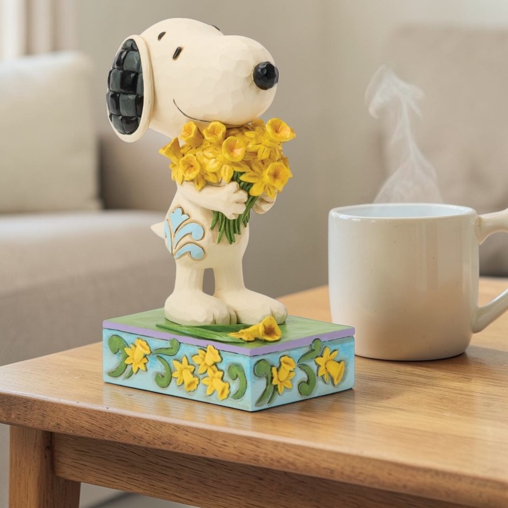 Jim Shore A Bouquet of Happiness | Snoopy Figurine