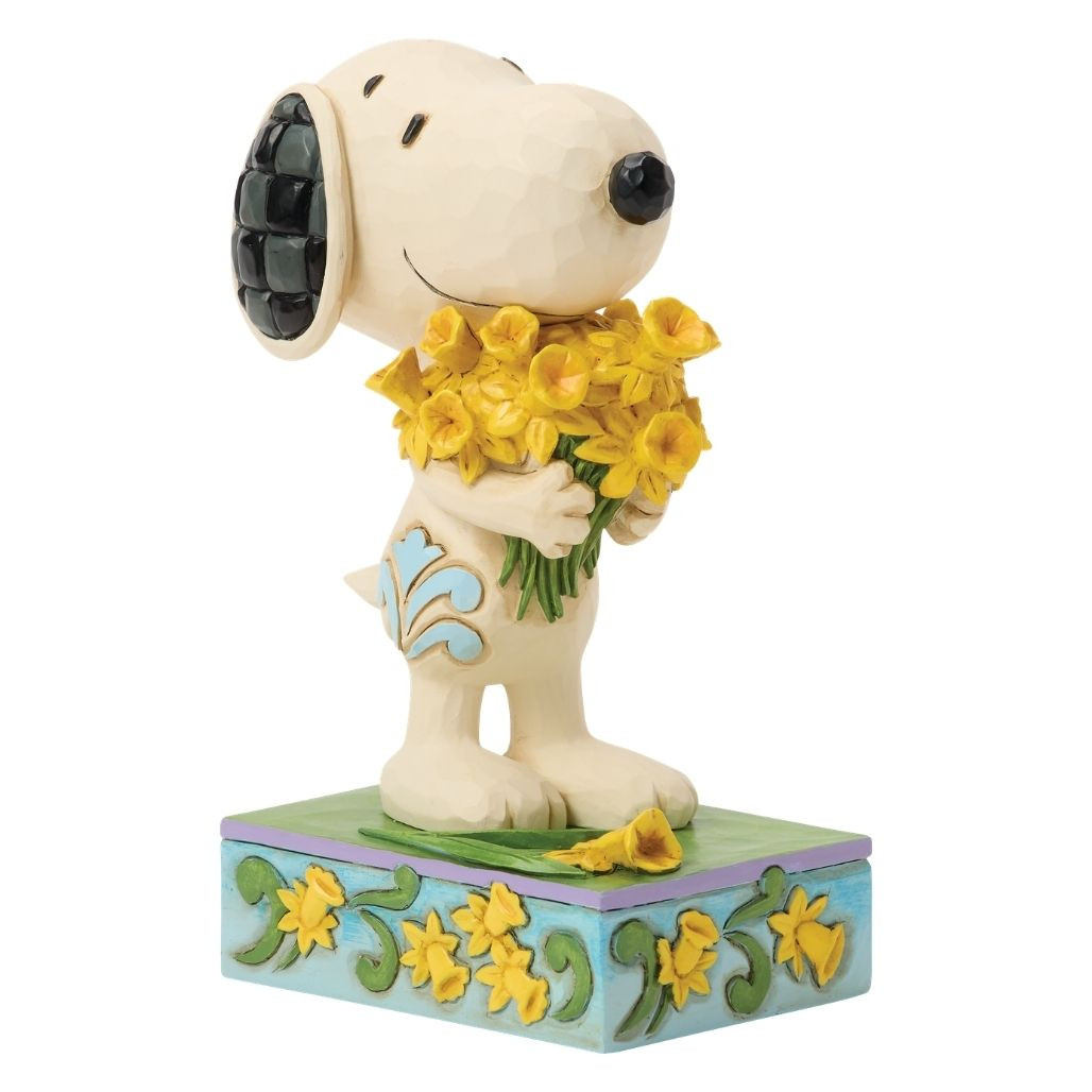 Jim Shore A Bouquet of Happiness | Snoopy Figurine