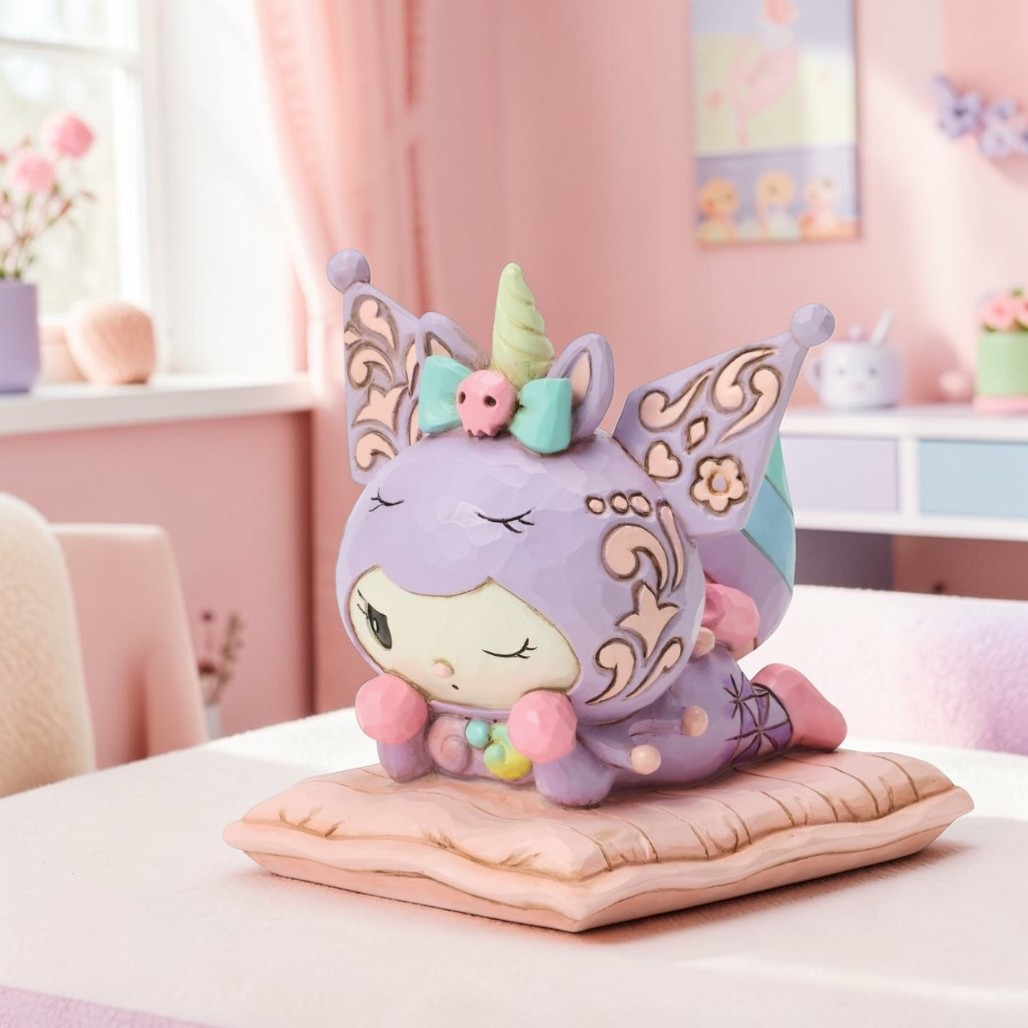 Jim Shore Kuromi Unicorn | Sanrio Figurine