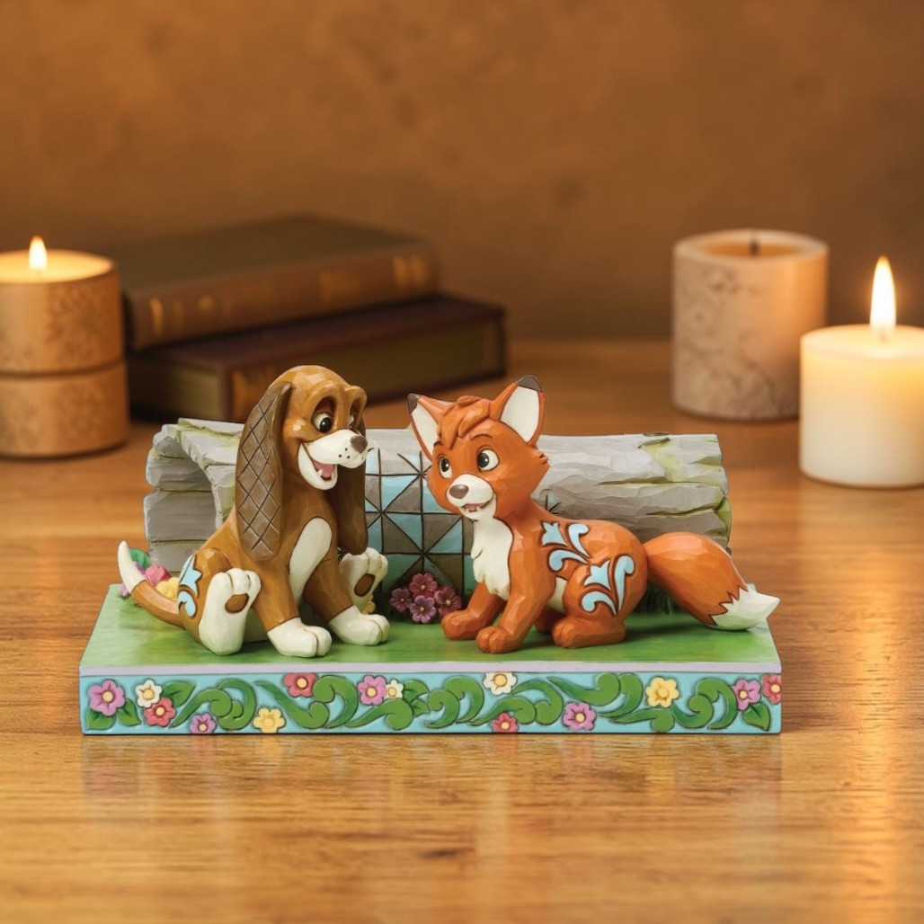 Jim Shore An Unlikely Friendship | Fox & Hound Figurine