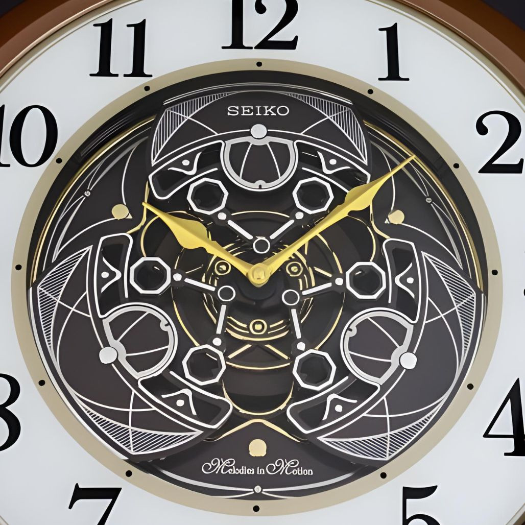 Seiko Mechanical Gears Musical Clock | 18 Melodies