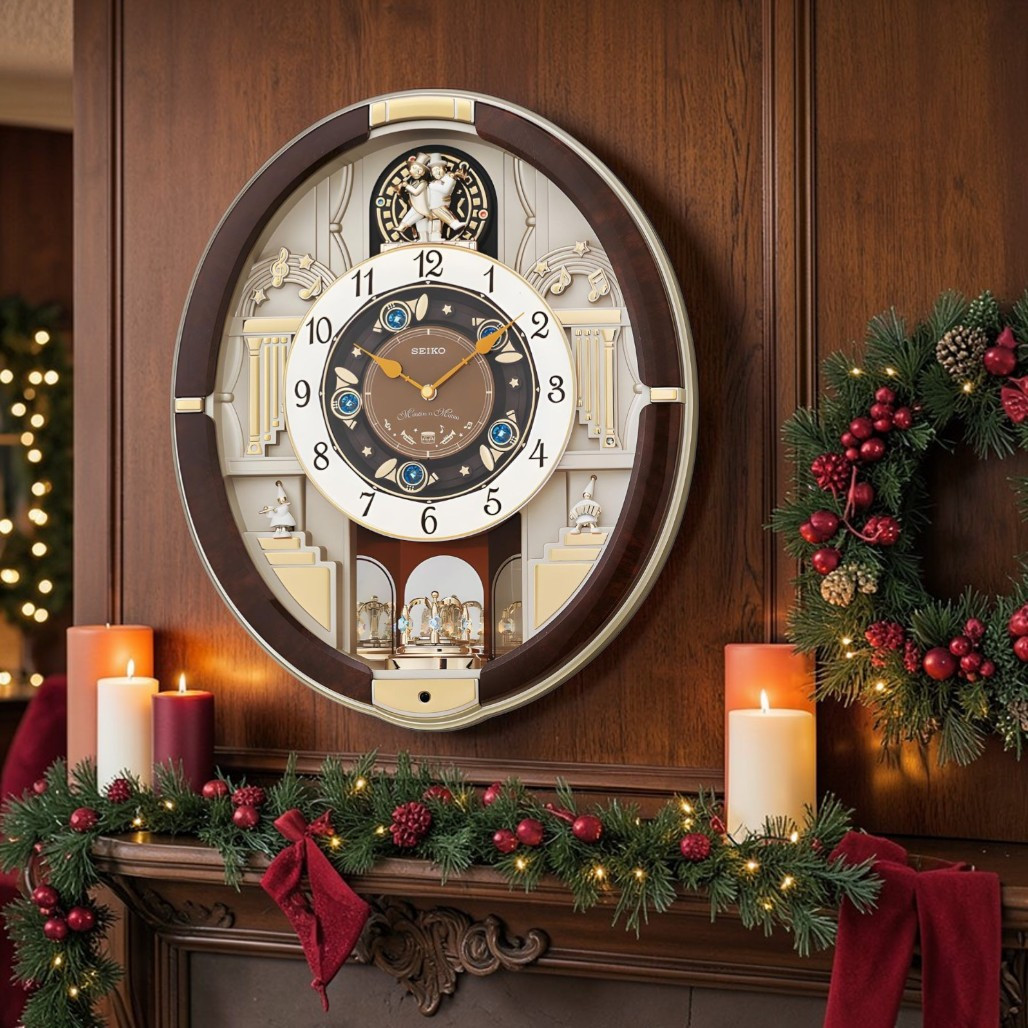 GOLDEN TRUMPETS MELODIES  MOTION MUSIC CLOCK 26