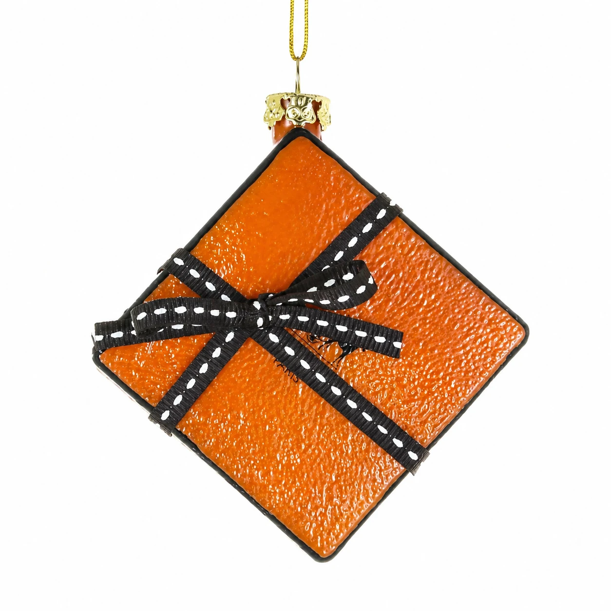 Cody Foster The Orange Box Ornament | 2.5 Inch Glass Ornament