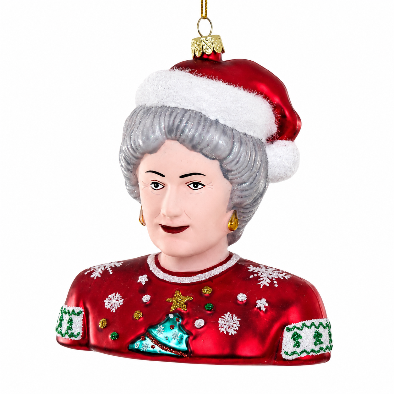 Cody Foster May Your Christmas Be Golden Dorothy Ornament  | 4.5 Inch Glass