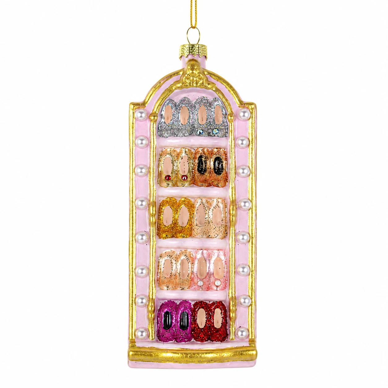 Cody Foster Shoe Collection Ornament  | 5.5 Inch Glass