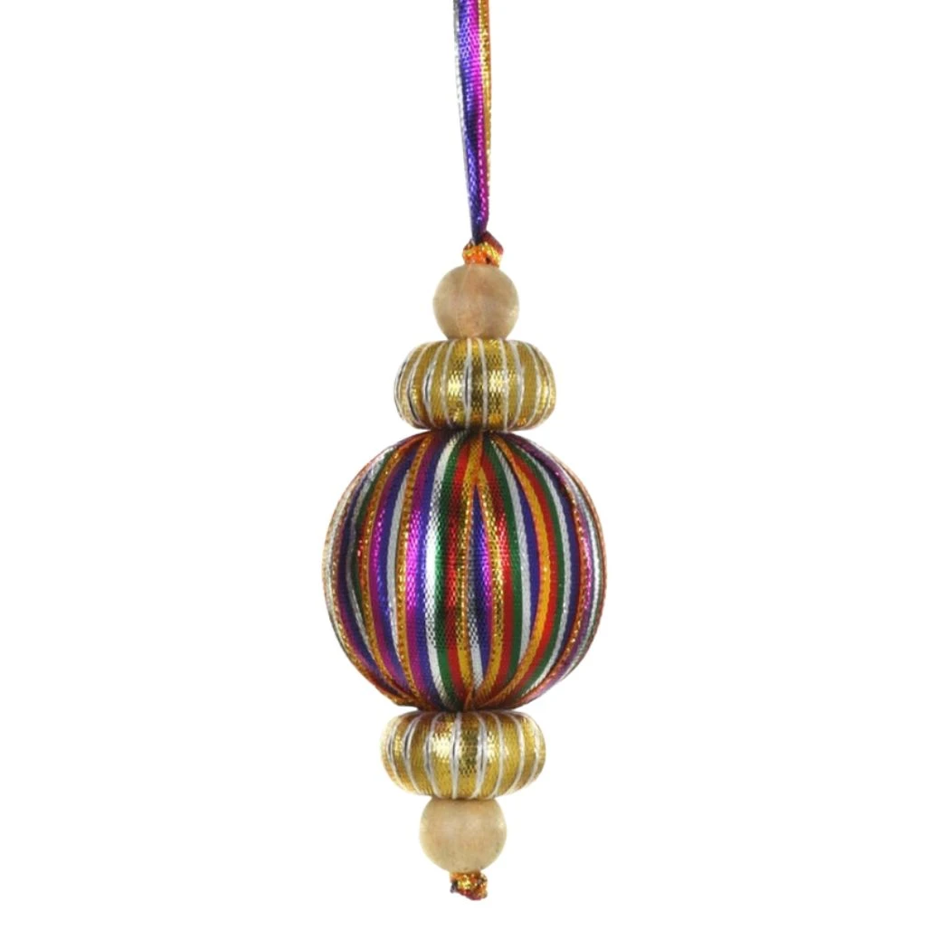 Cody Foster Large Ribbon & Bead Baubles Ornament