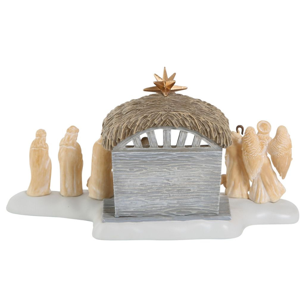 Department 56 50th A Lamb In The City Christmas in the City village accessory.
Small urban Christmas nativity-style scene with lamb detail for a village display.
Resin and calcium carbonate Department 56 accessory, 3.03 inches high.