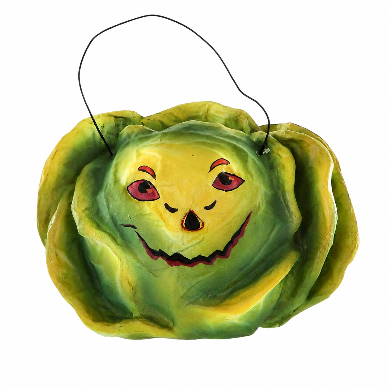 Cody Foster Haunted Cabbage Candy Bucket | 9.5 Inch Paper Mache
