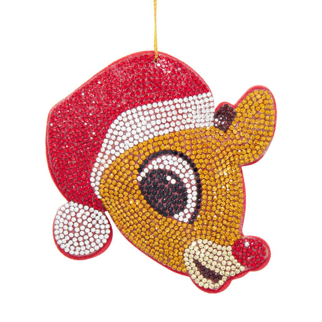 Kurt Adler Bedazzled Rudolph the Red-Nosed Reindeer Ornament