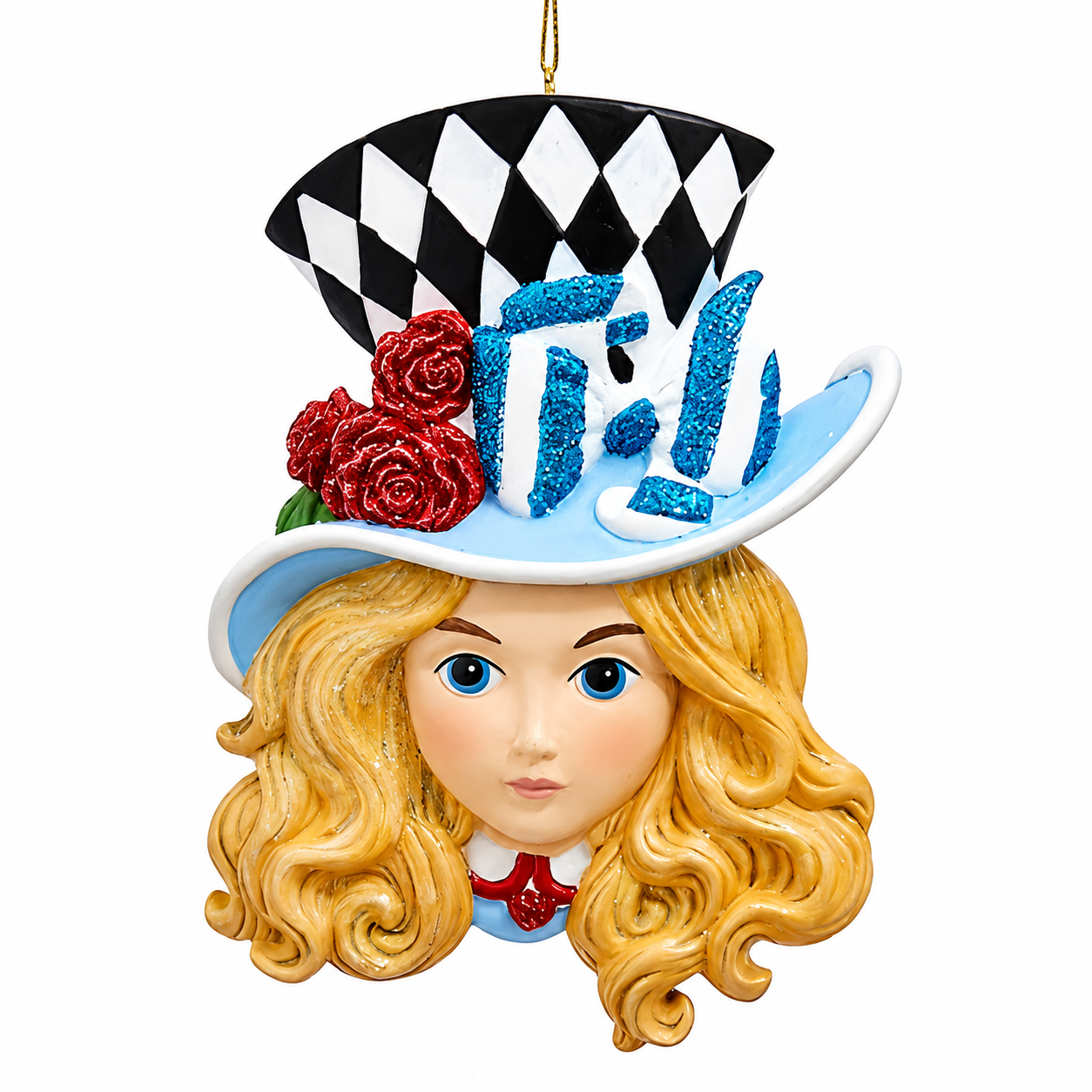 Kurt Adler Alice Hat Ornament