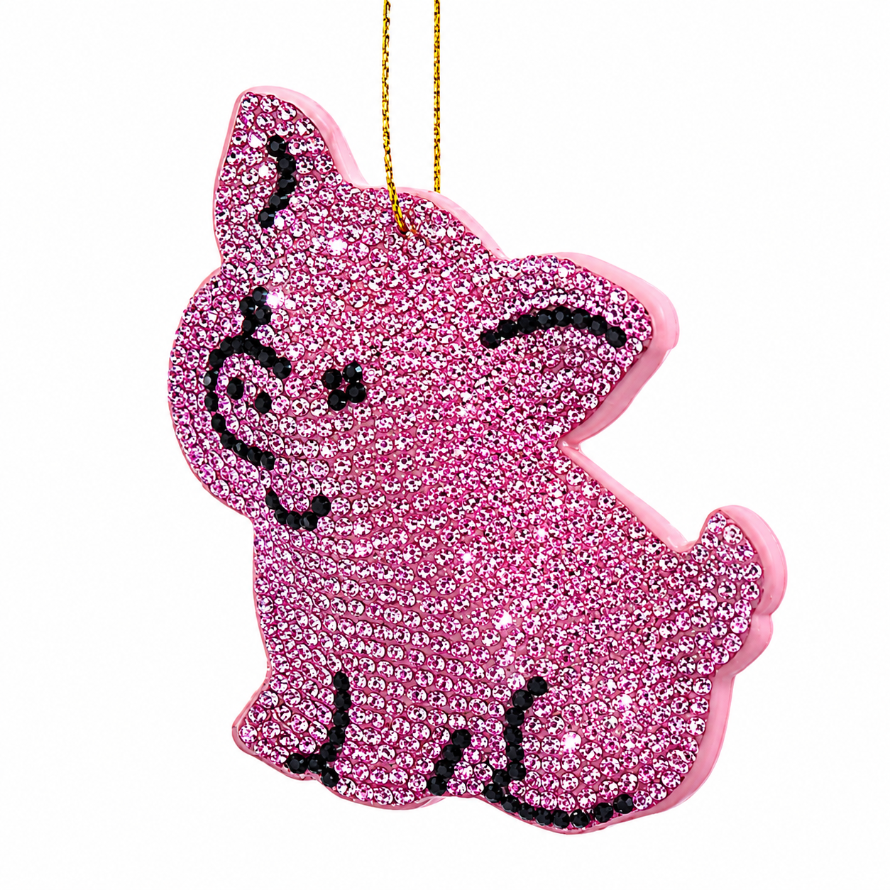 Bedazzled Collection Pig Ornament