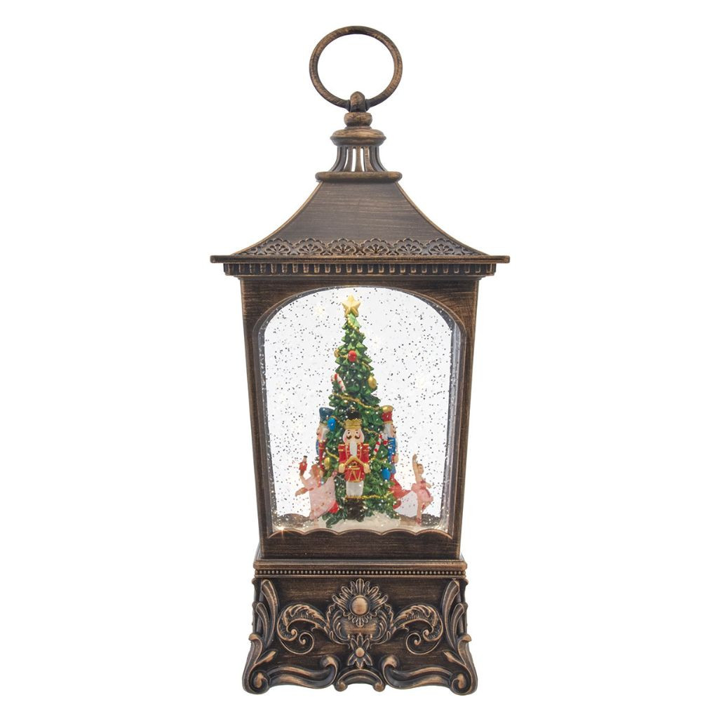 Kurt Adler Nutcracker Swirling Glitter Lantern
