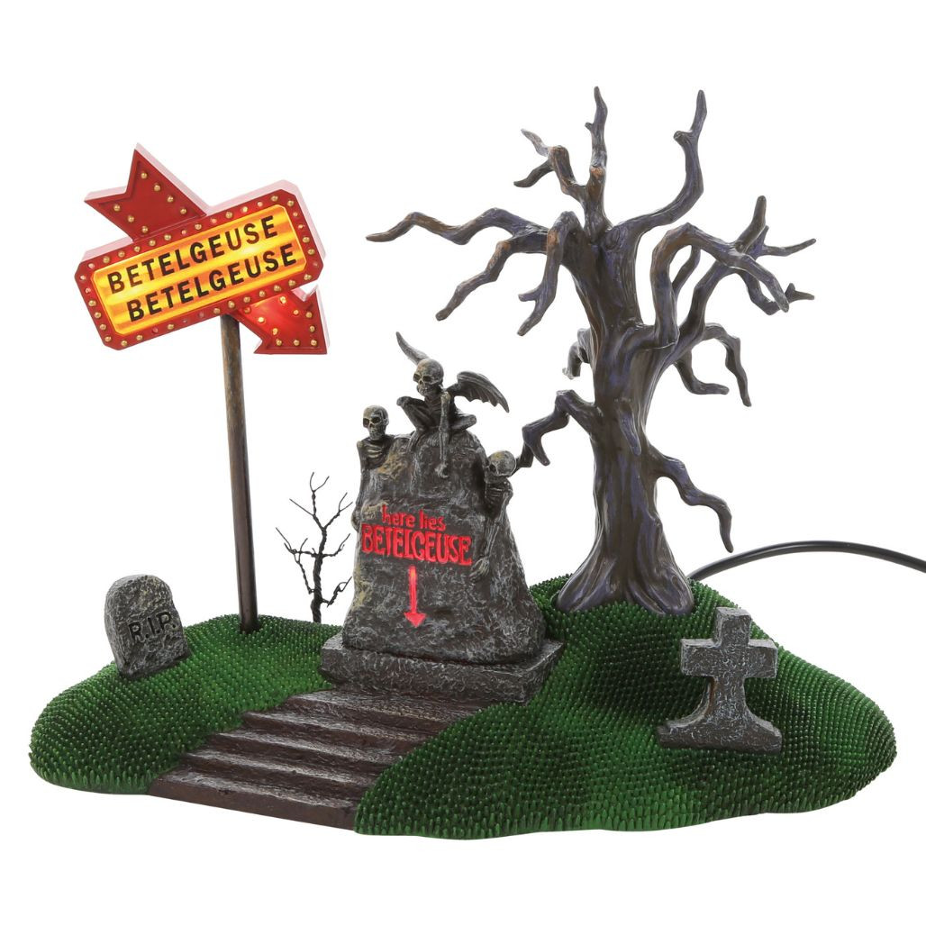Department 56 Hot Properties Village Beetlejuice Cemetery Plot